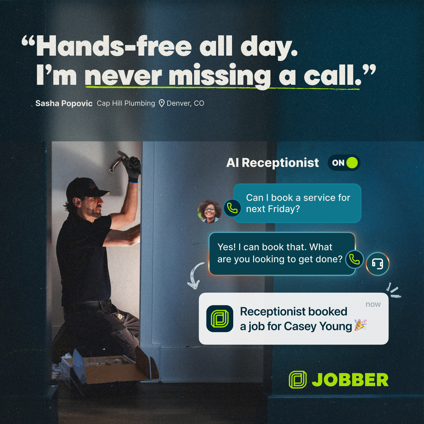 Jobber Facebook ad