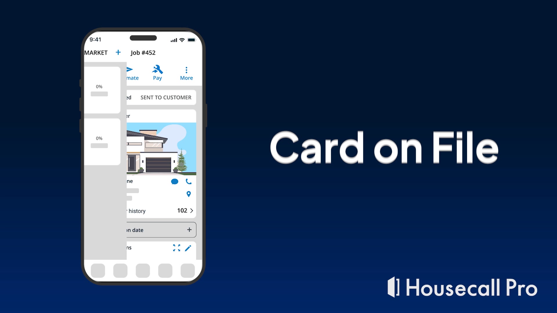 Housecall Pro Facebook ad from Nov 10, 2025