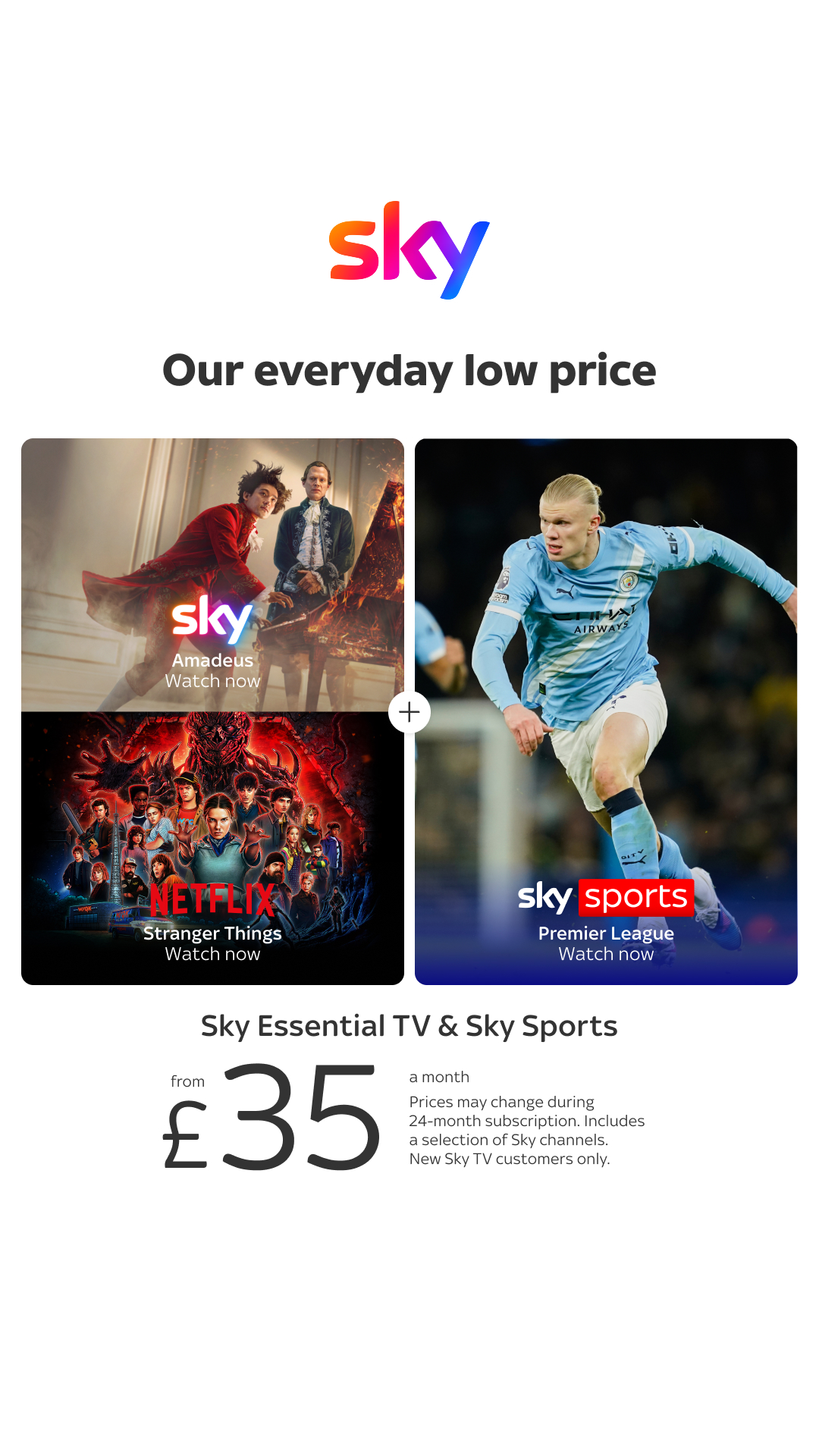 Sky Facebook ad