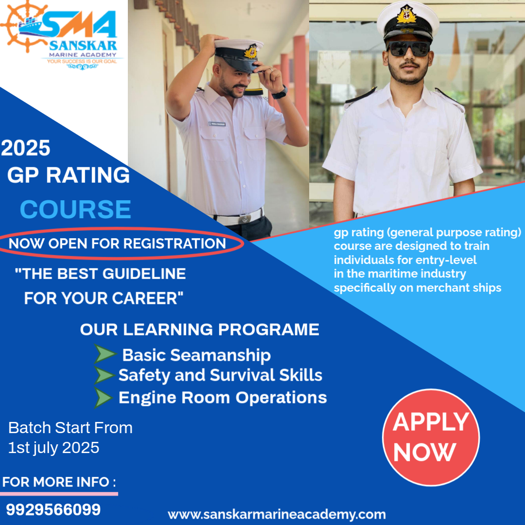 Sanskar marine academy campus Facebook ad: Join Merchant Navy