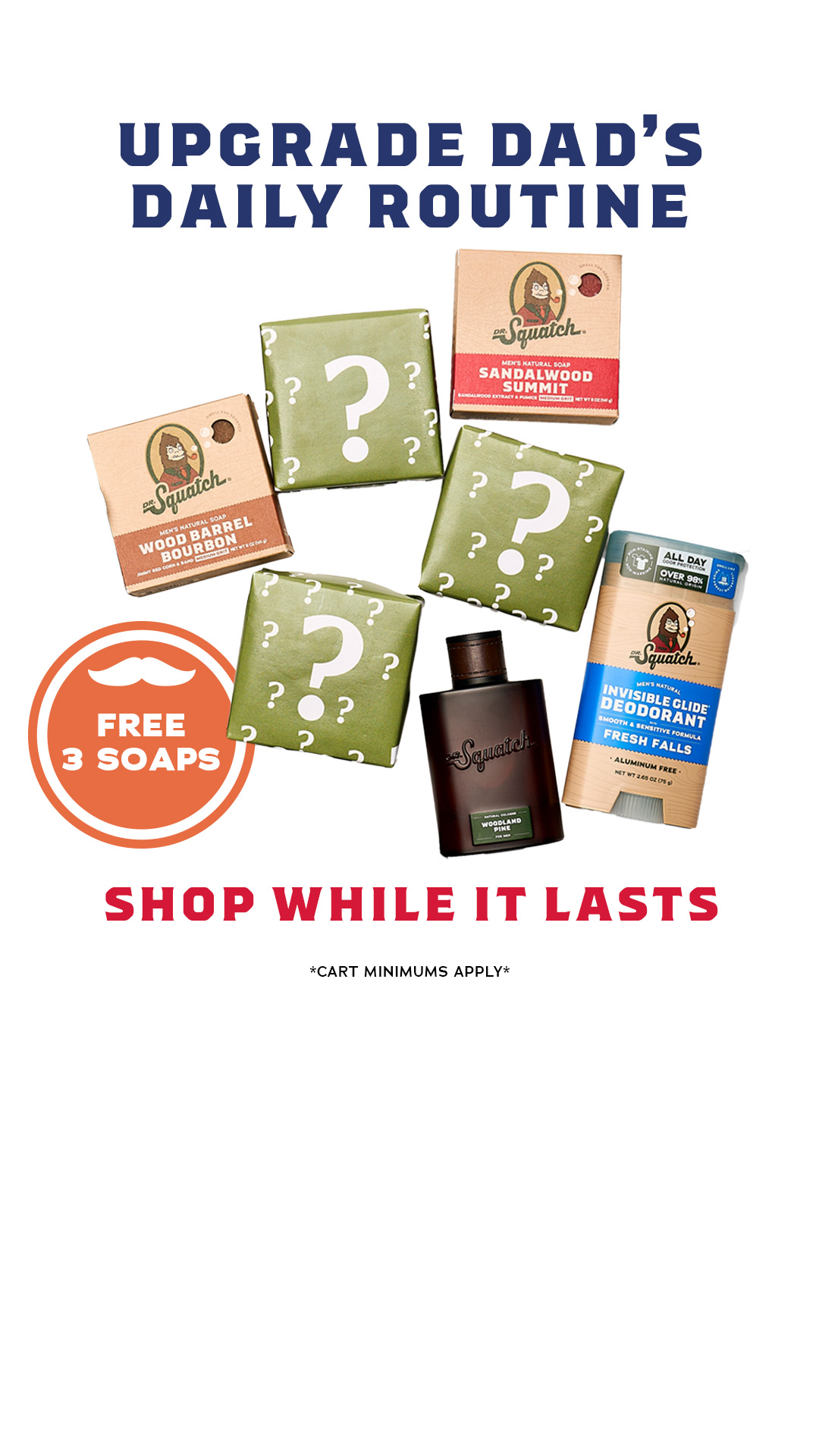 Dr. Squatch Facebook ad