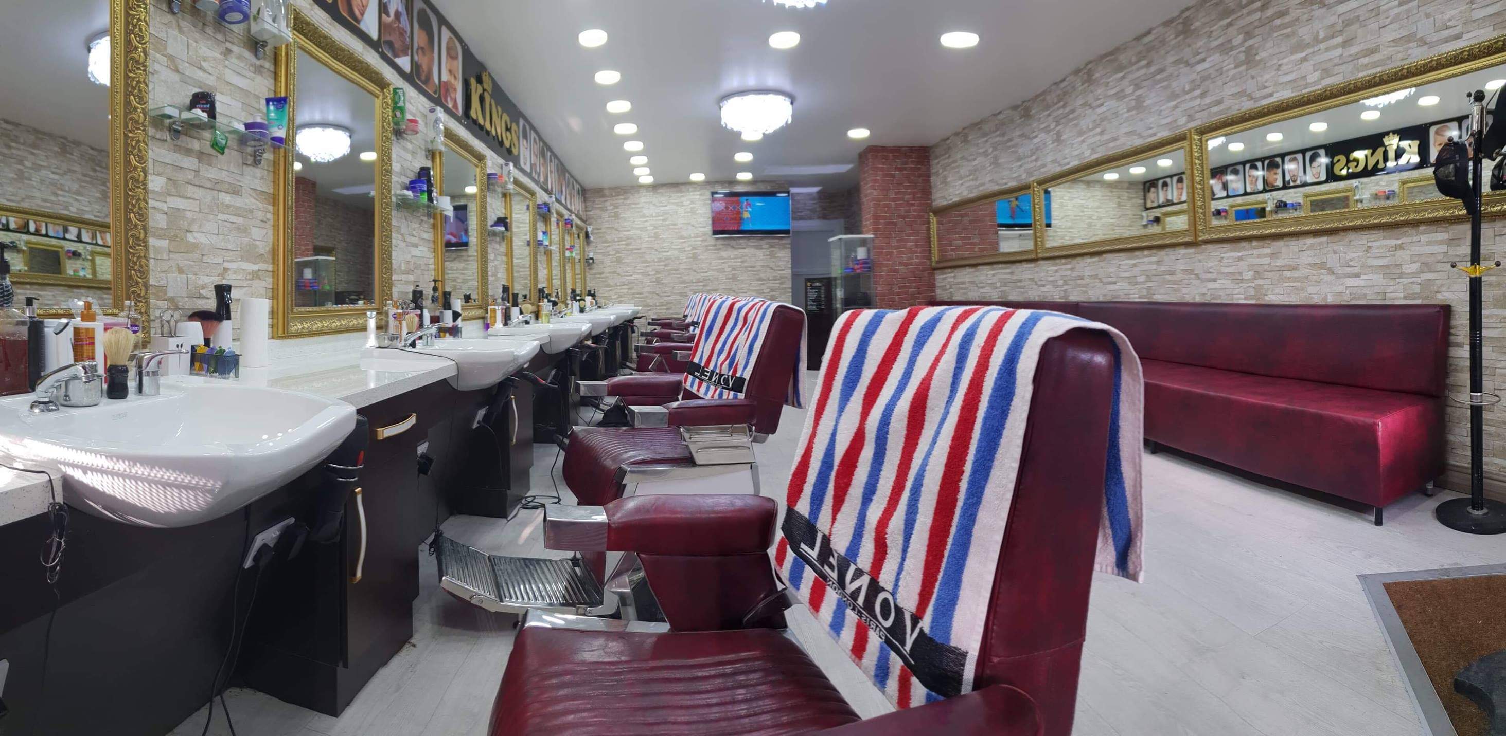 King's Barber Wellingborough Facebook ad: Traditional Turkish barber shop.