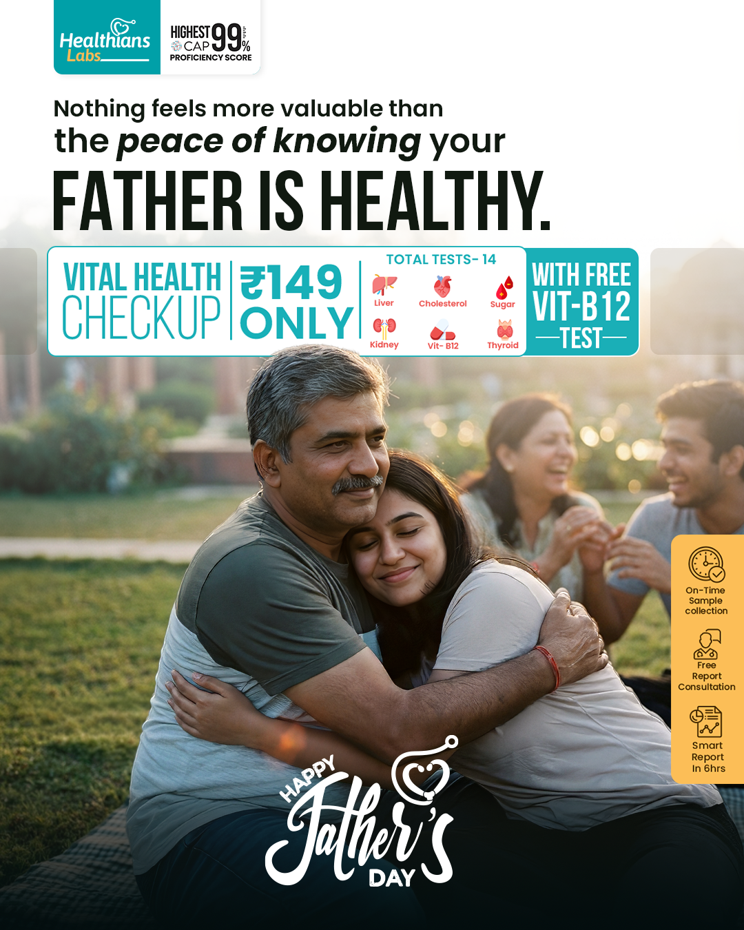 Healthians Facebook ad