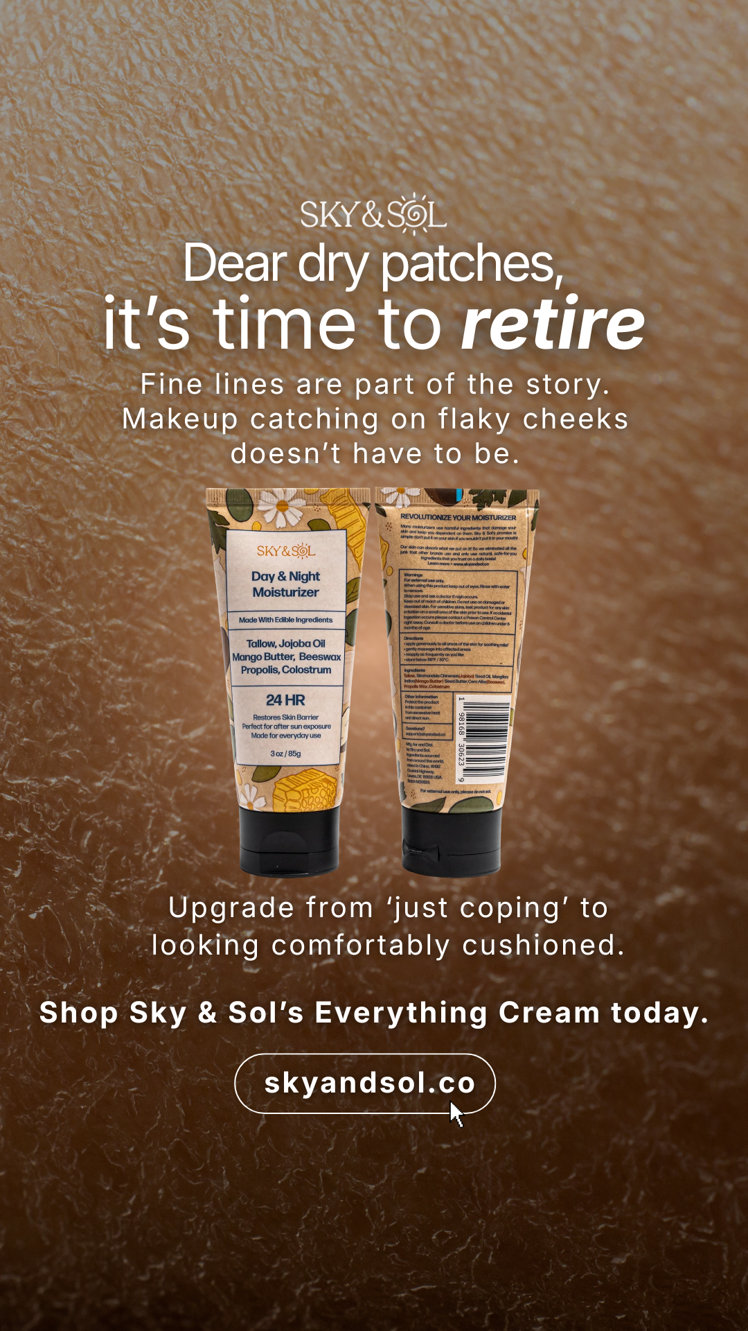 Sky&sol Facebook ad