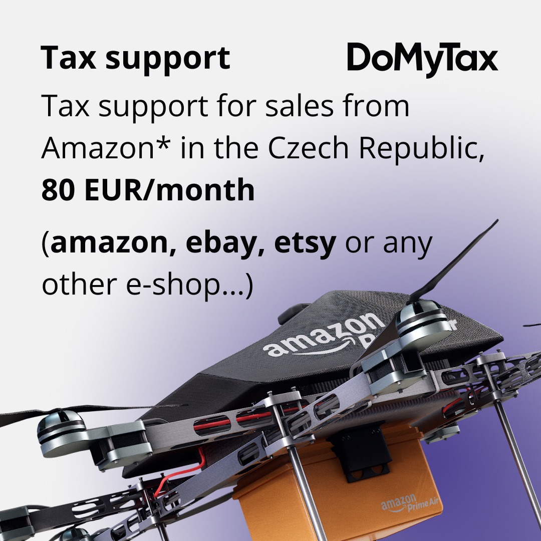 Domytax, your online accountant in Prague Facebook ad: E-commerce support services