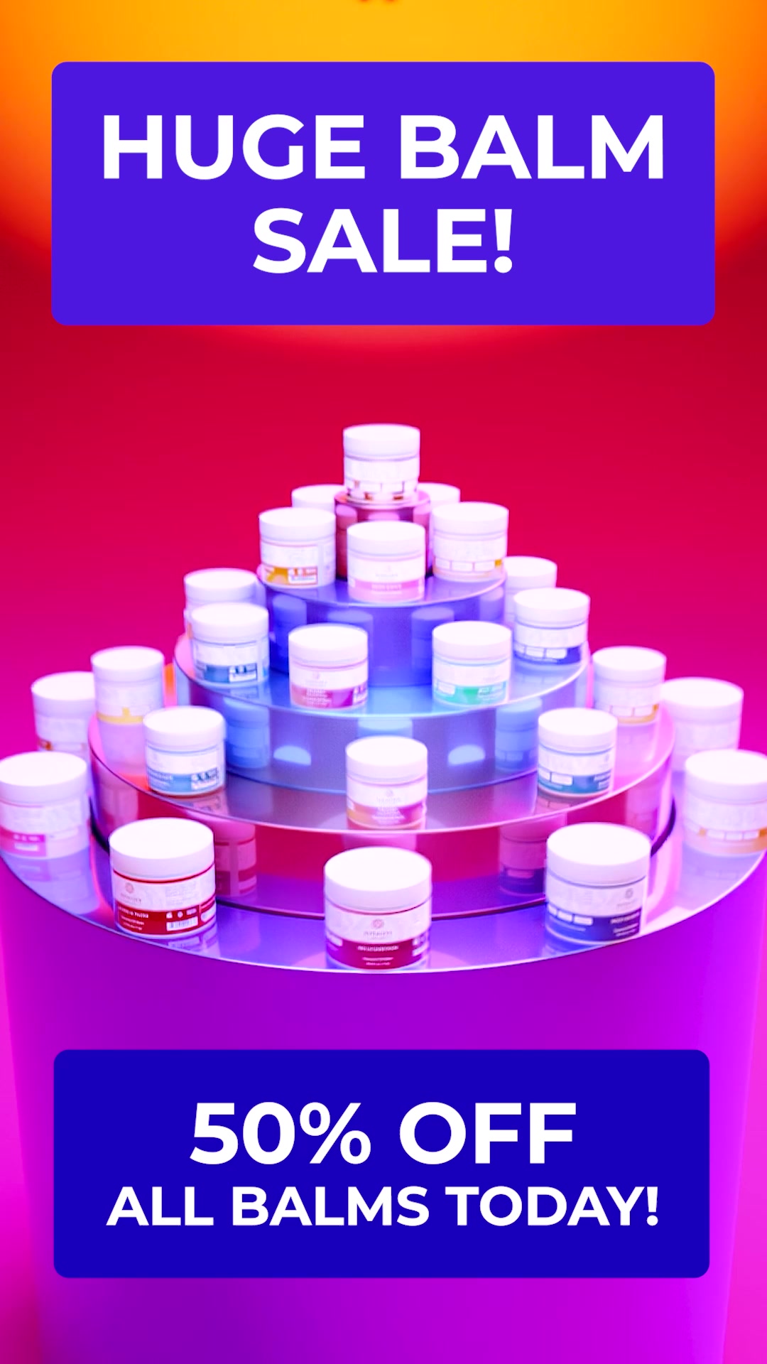 Vitality Extracts Essential Oils Facebook ad: A Miracle in a Jar! (50% Off All Balms Today)