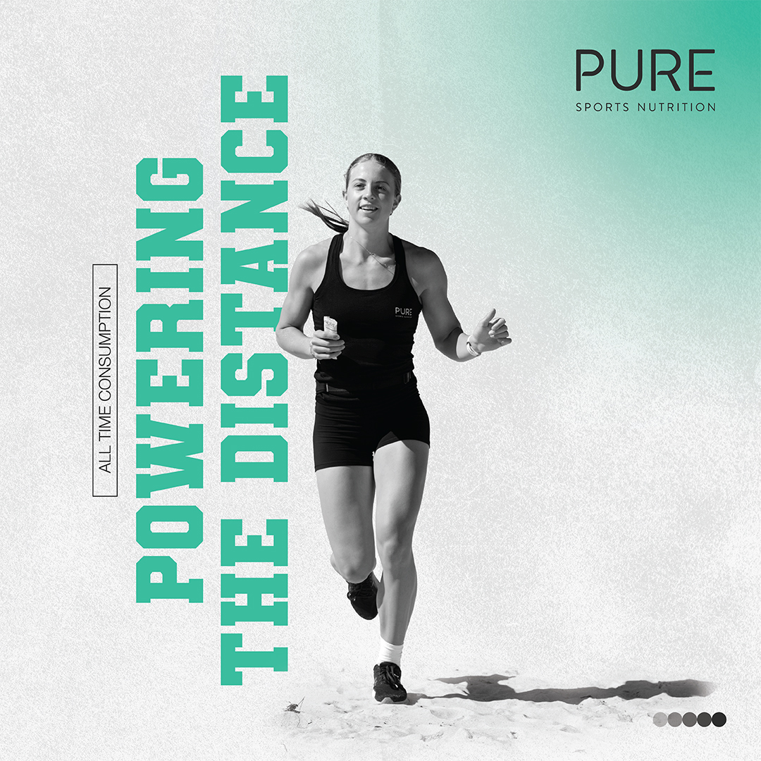 PURE Sports Nutrition Facebook ad: PURE: Clean, Athlete-Tested.