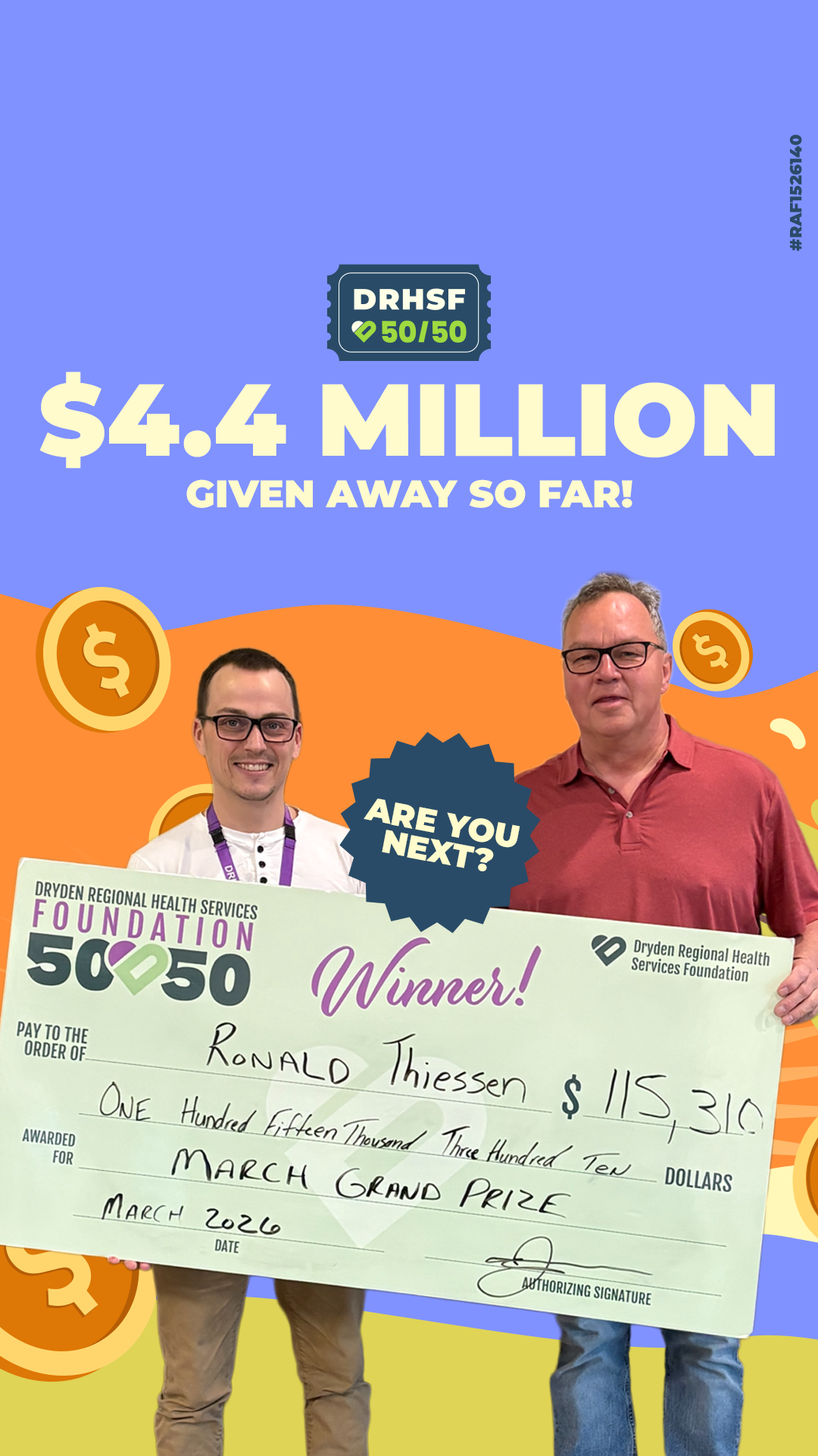 Dryden Regional Health Services Foundation Facebook ad