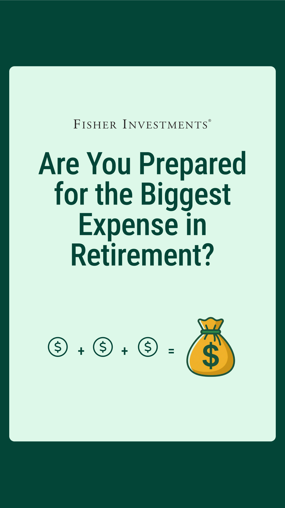 Fisher Investments Facebook ad