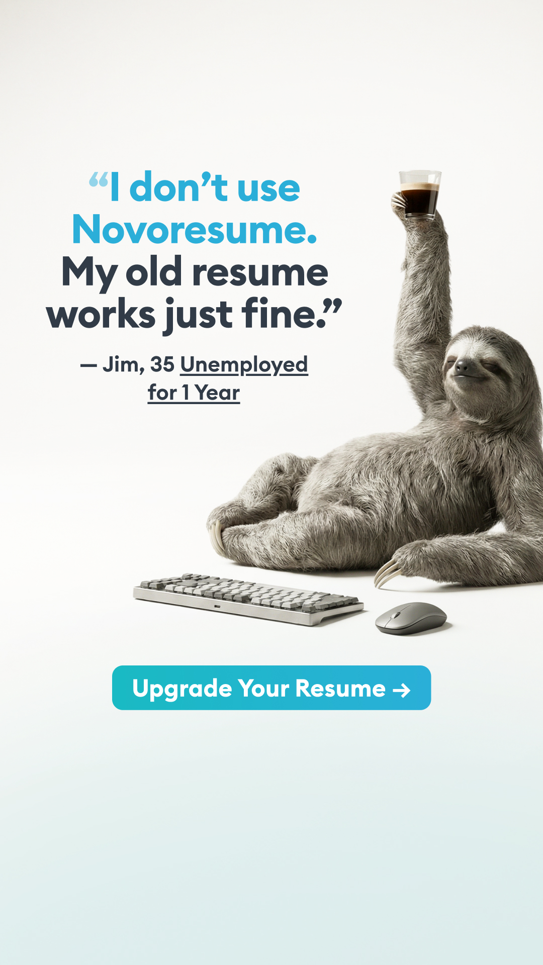 Novorésumé Facebook ad