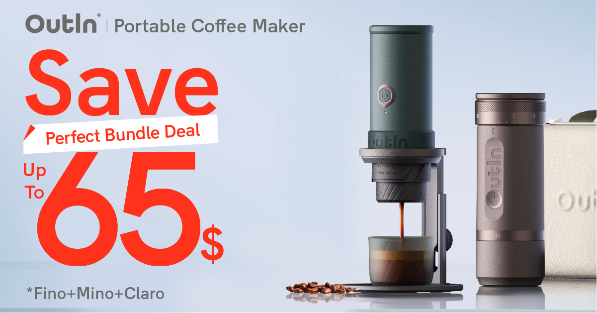 Outin Portable Electric Espresso Machine Facebook ad
