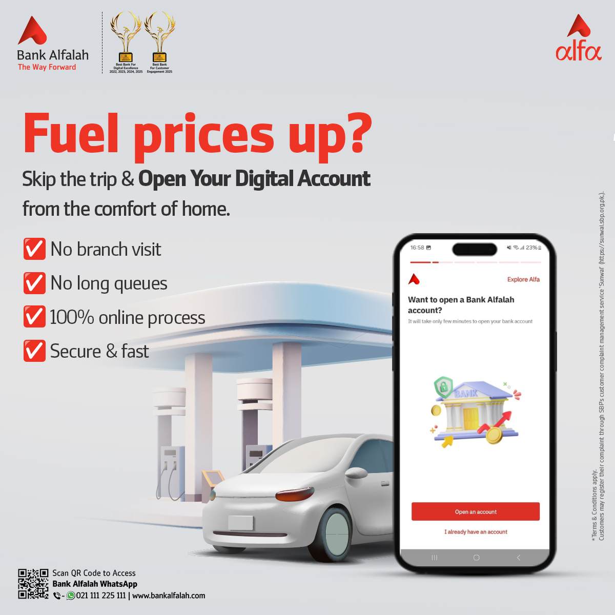 Alfa by Bank Alfalah Facebook ad from Mar 16, 2026