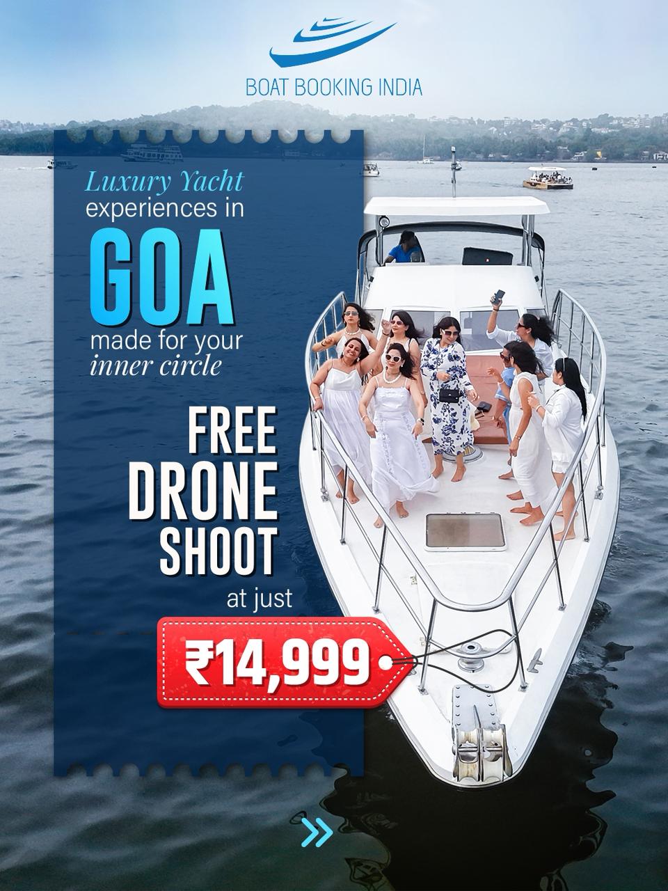 Boat Booking India Facebook ad: Your Goa trip deserves more than crowded beaches