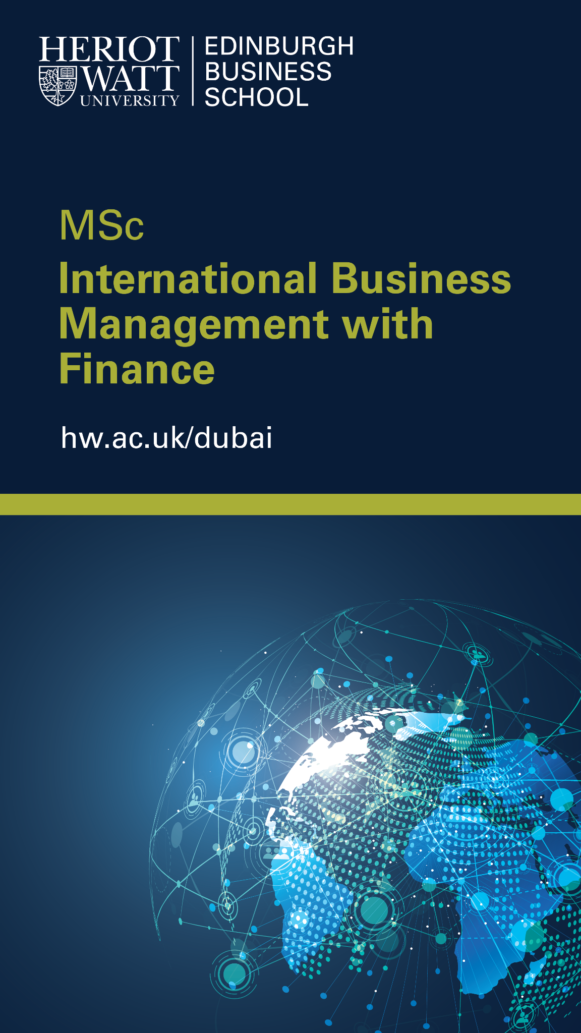Heriot-Watt University Dubai Campus Facebook ad