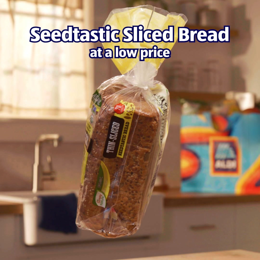 ALDI USA Facebook ad: The best thing since (non-spinning) sliced bread.