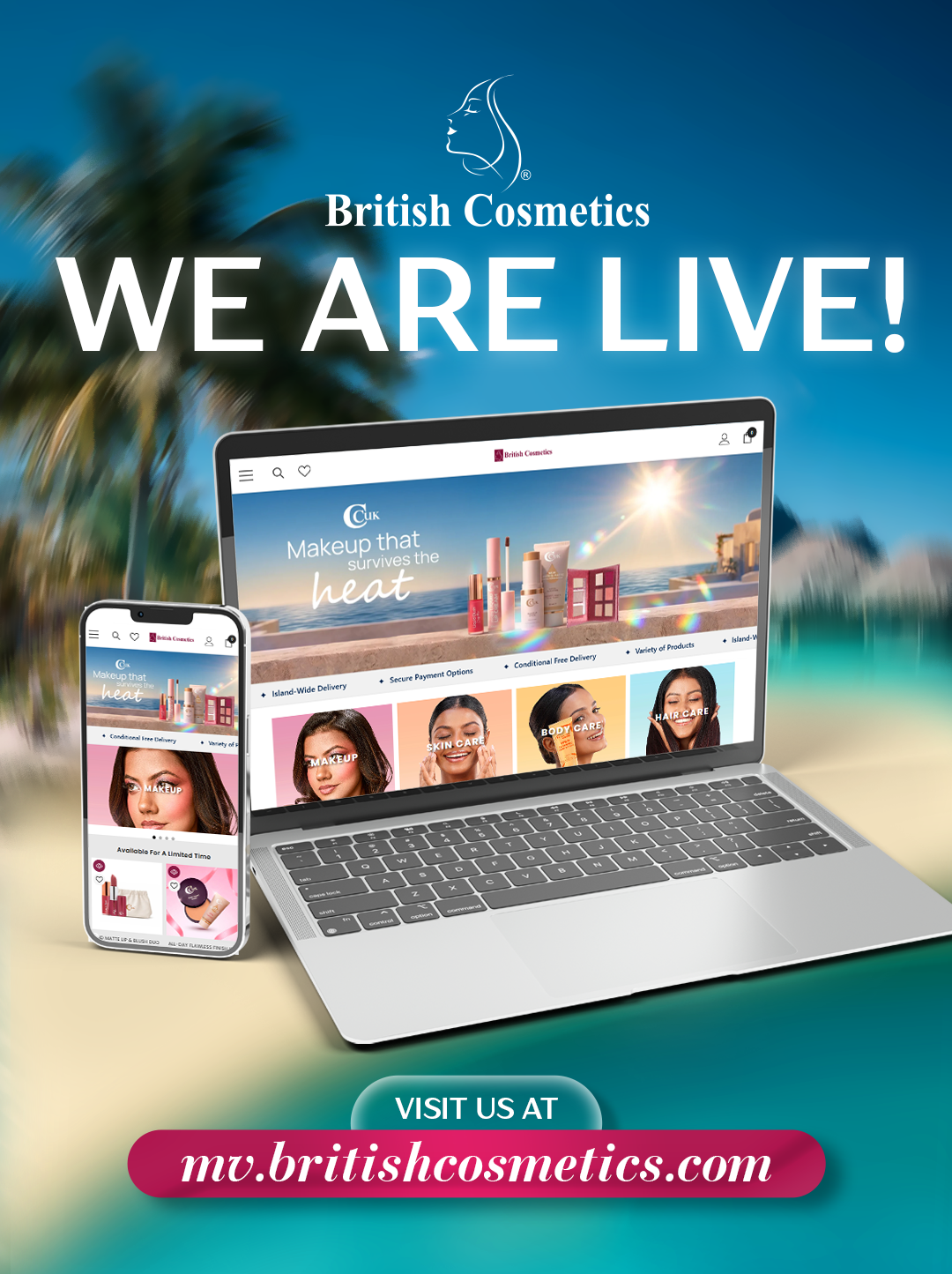 British Cosmetics (pvt) Ltd. Facebook ad: British Cosmetics Maldives | Premium Skincare & Beauty…