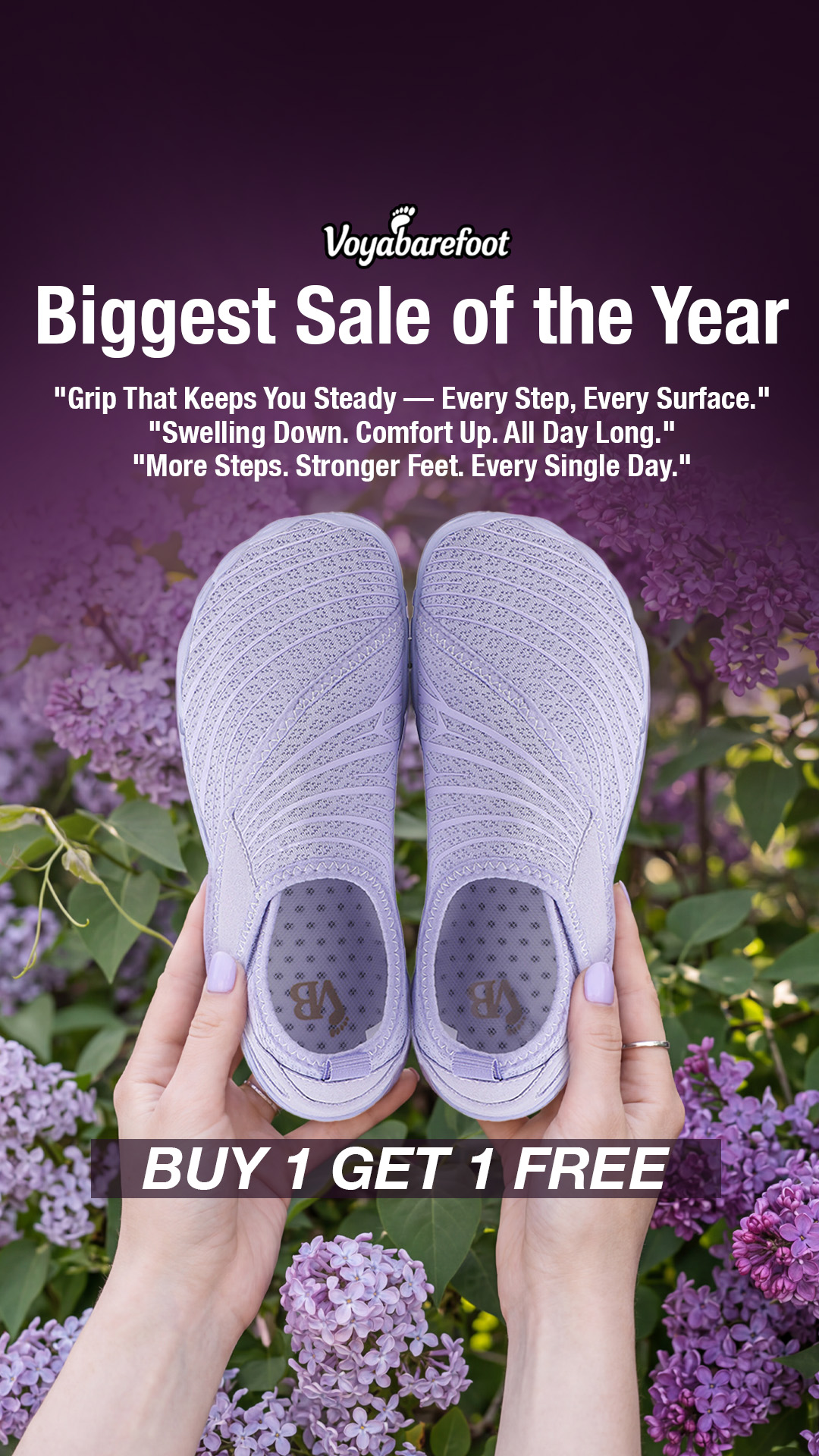 Voyabarefoot Facebook ad
