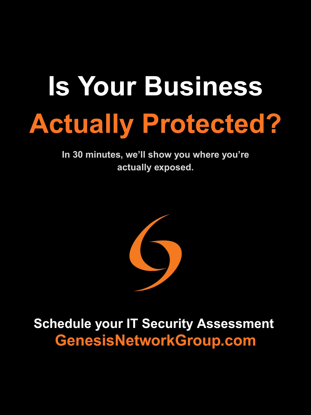 Genesis Network Group Facebook ad: NJ Managed IT Services