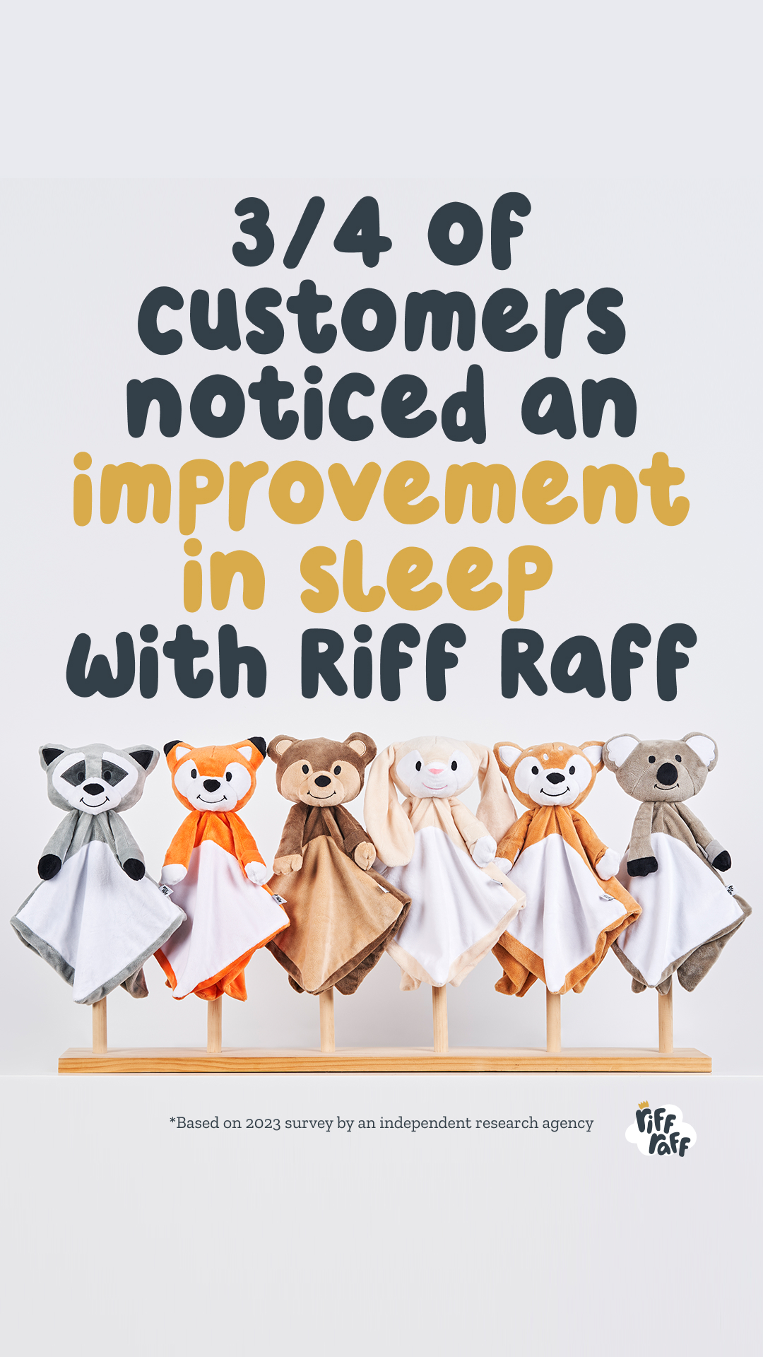 RIFF RAFF SLEEP TOYS Facebook ad
