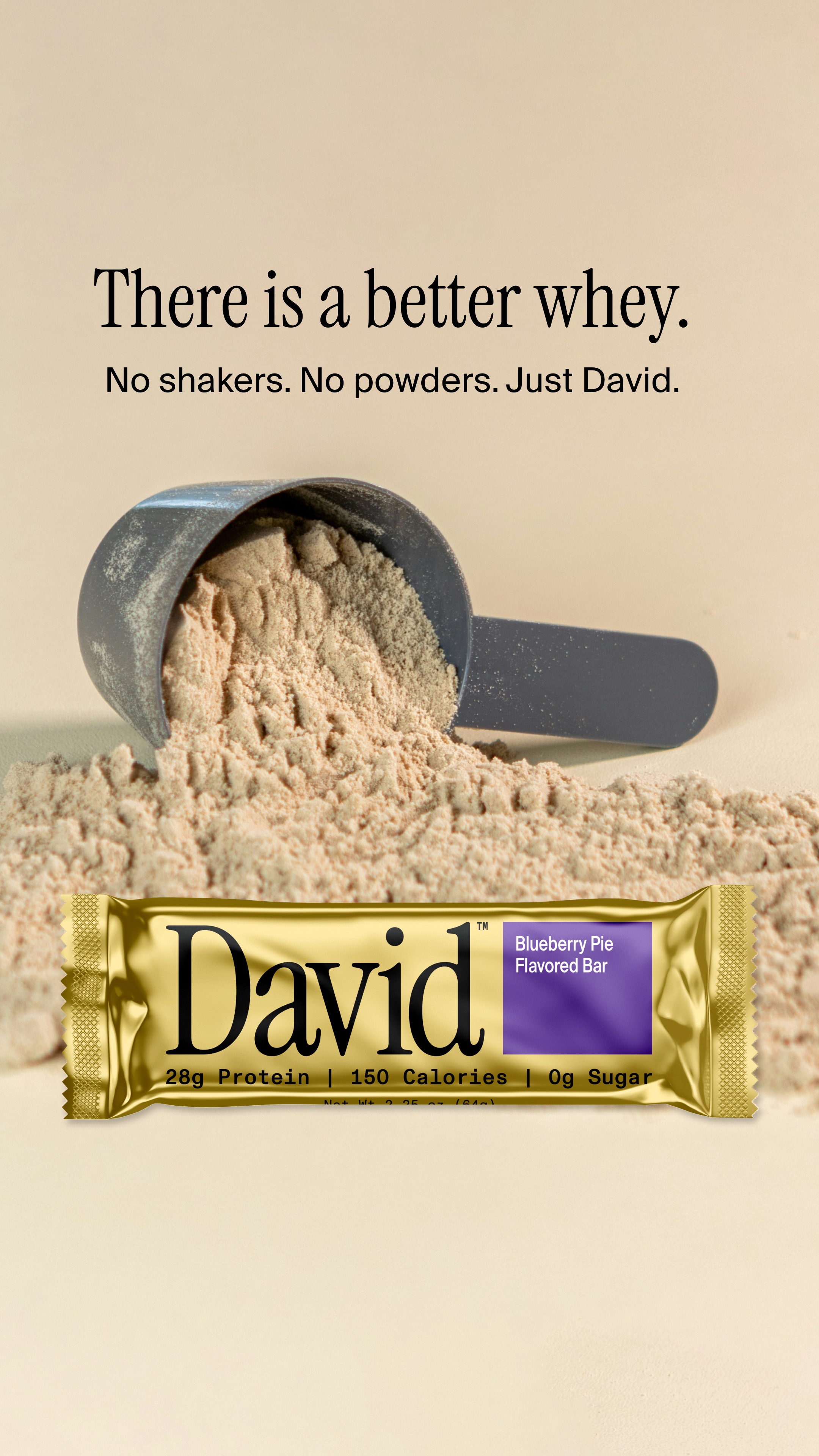 David Protein Facebook ad