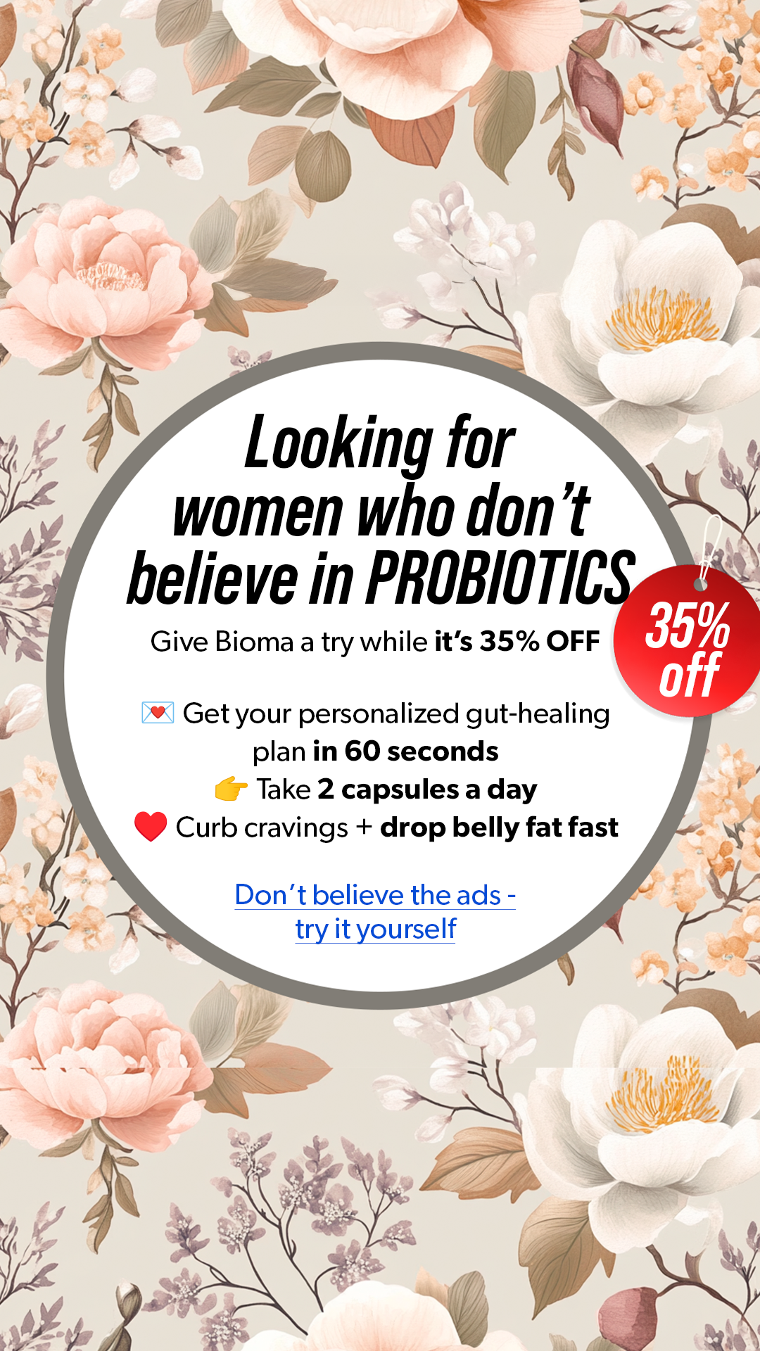 Bioma.Health Facebook ad