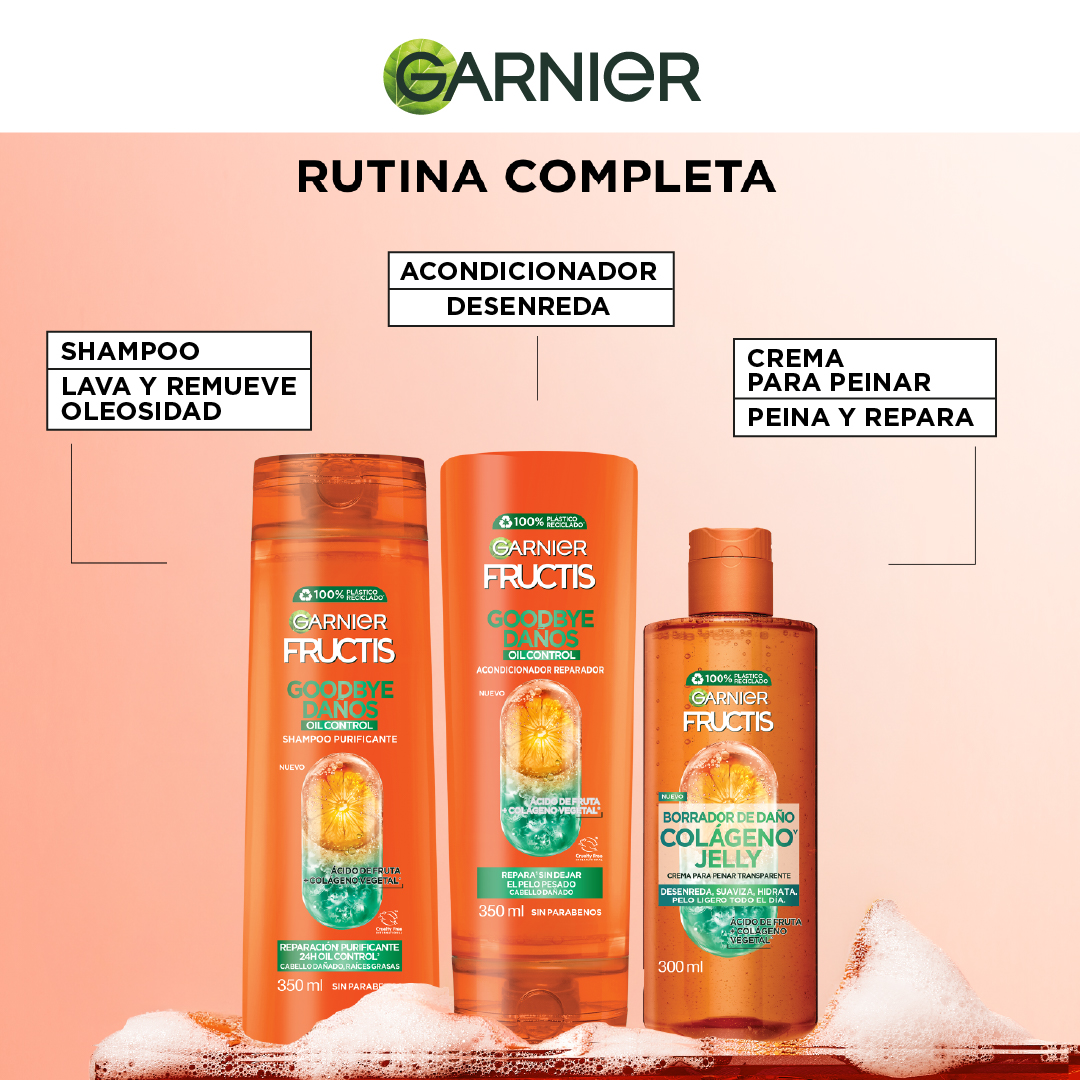 Garnier Facebook ad: La nueva rutina Goodbye Daños Oil Control purifica…