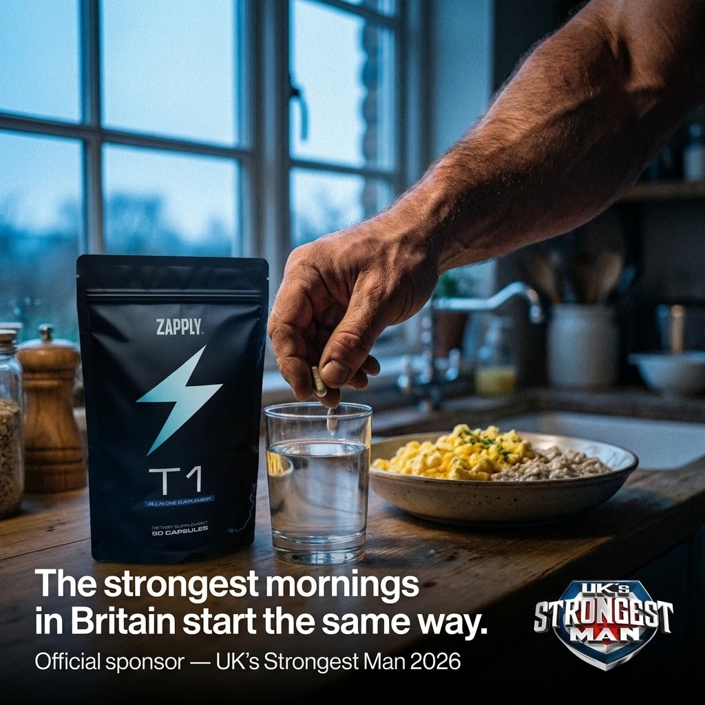 Ultimate Strongman Facebook ad