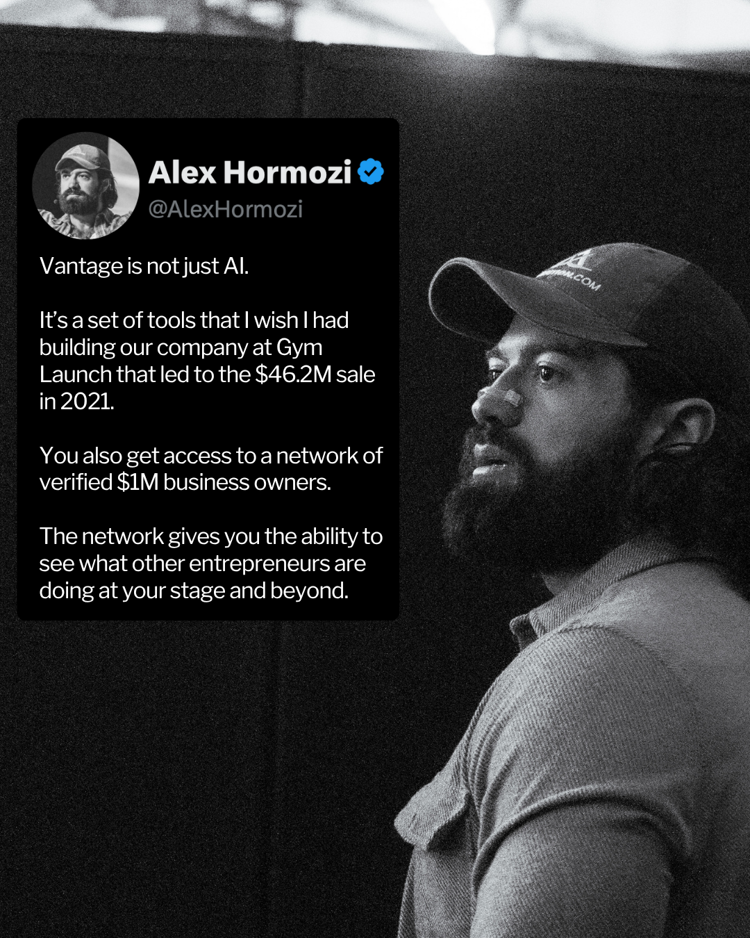 Alex Hormozi Facebook ad