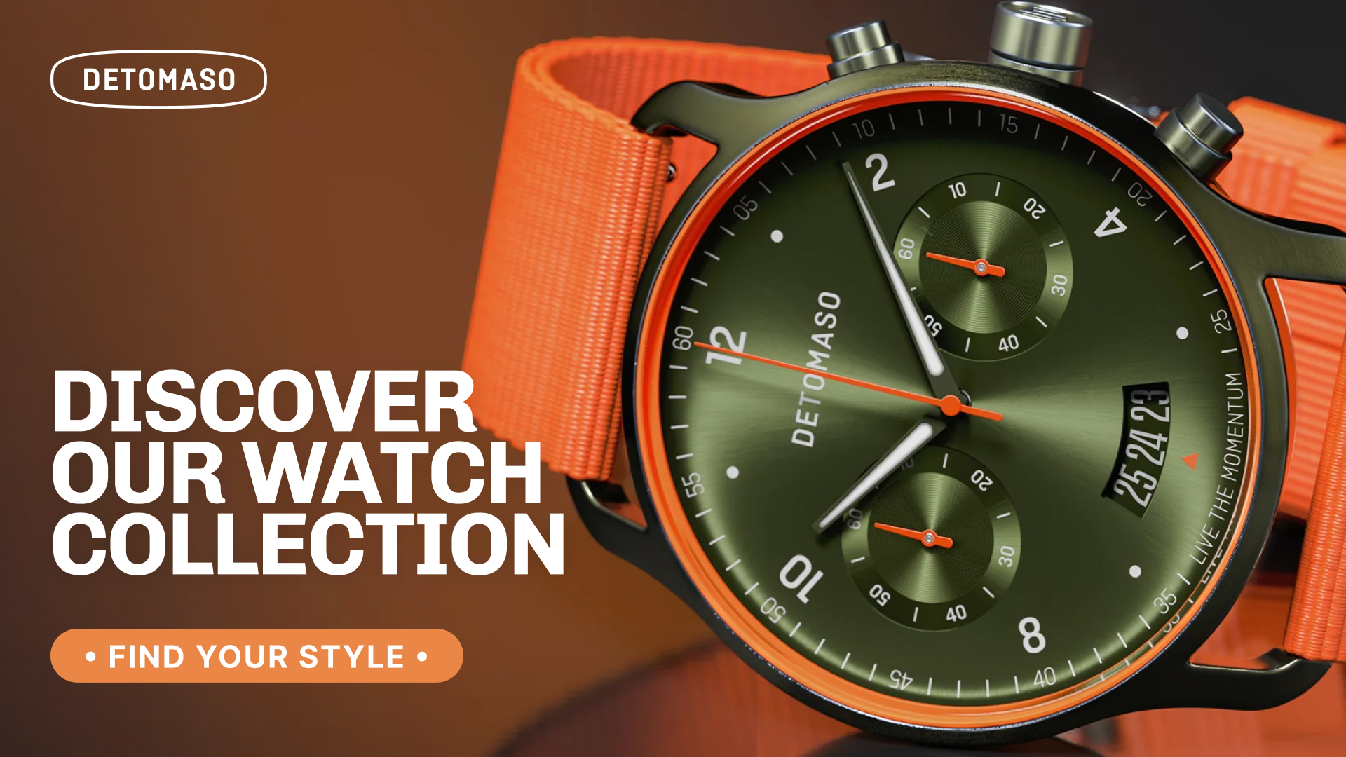 DETOMASO WATCHES Facebook ad