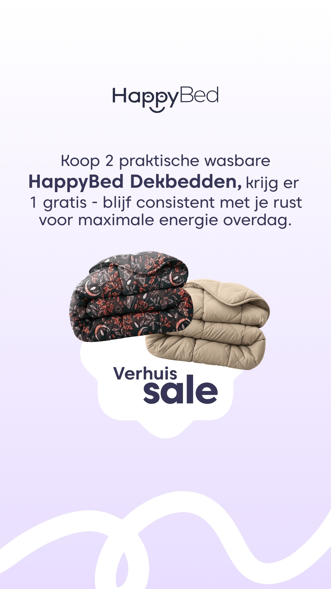 HappyBed Facebook ad