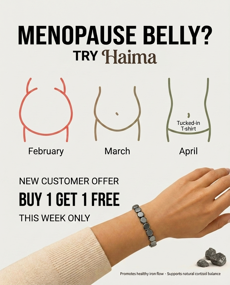 Haima Facebook ad: Haima Hematite Bracelet | Your Natural Menopause Solution