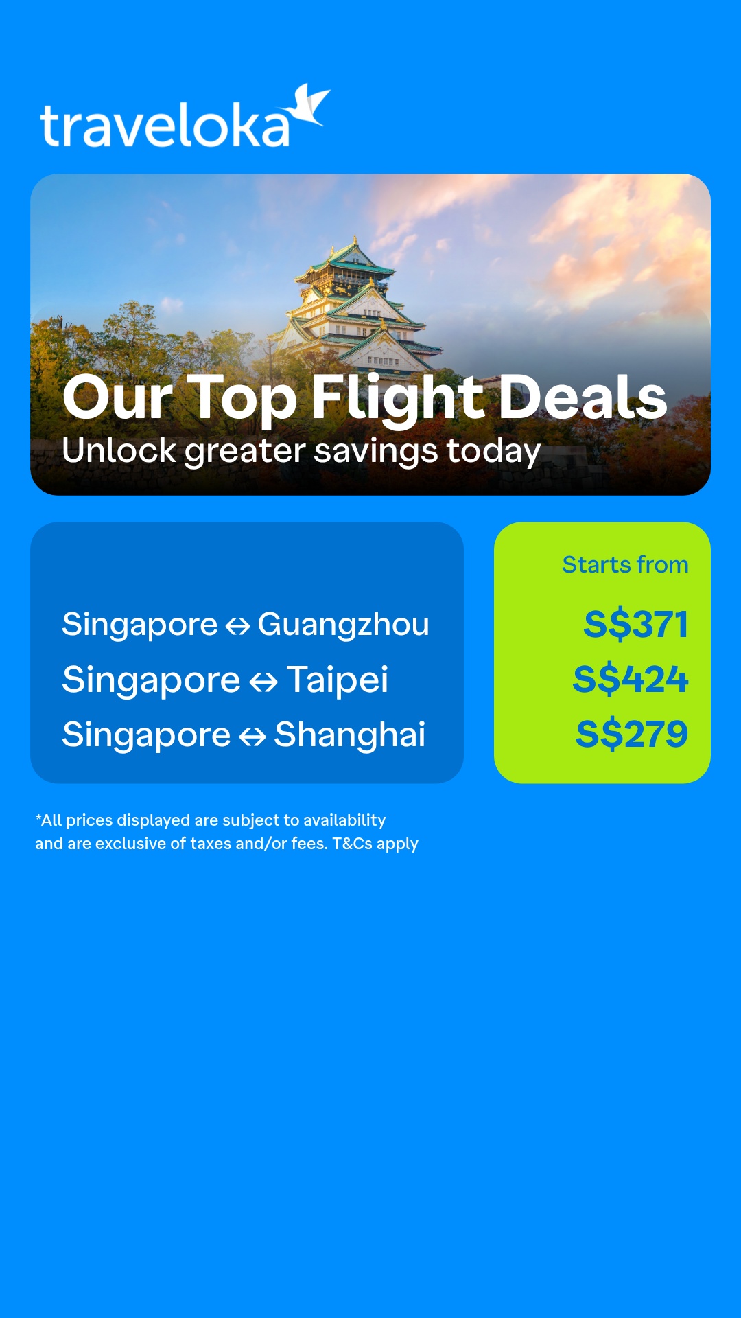 Traveloka Singapore Facebook ad