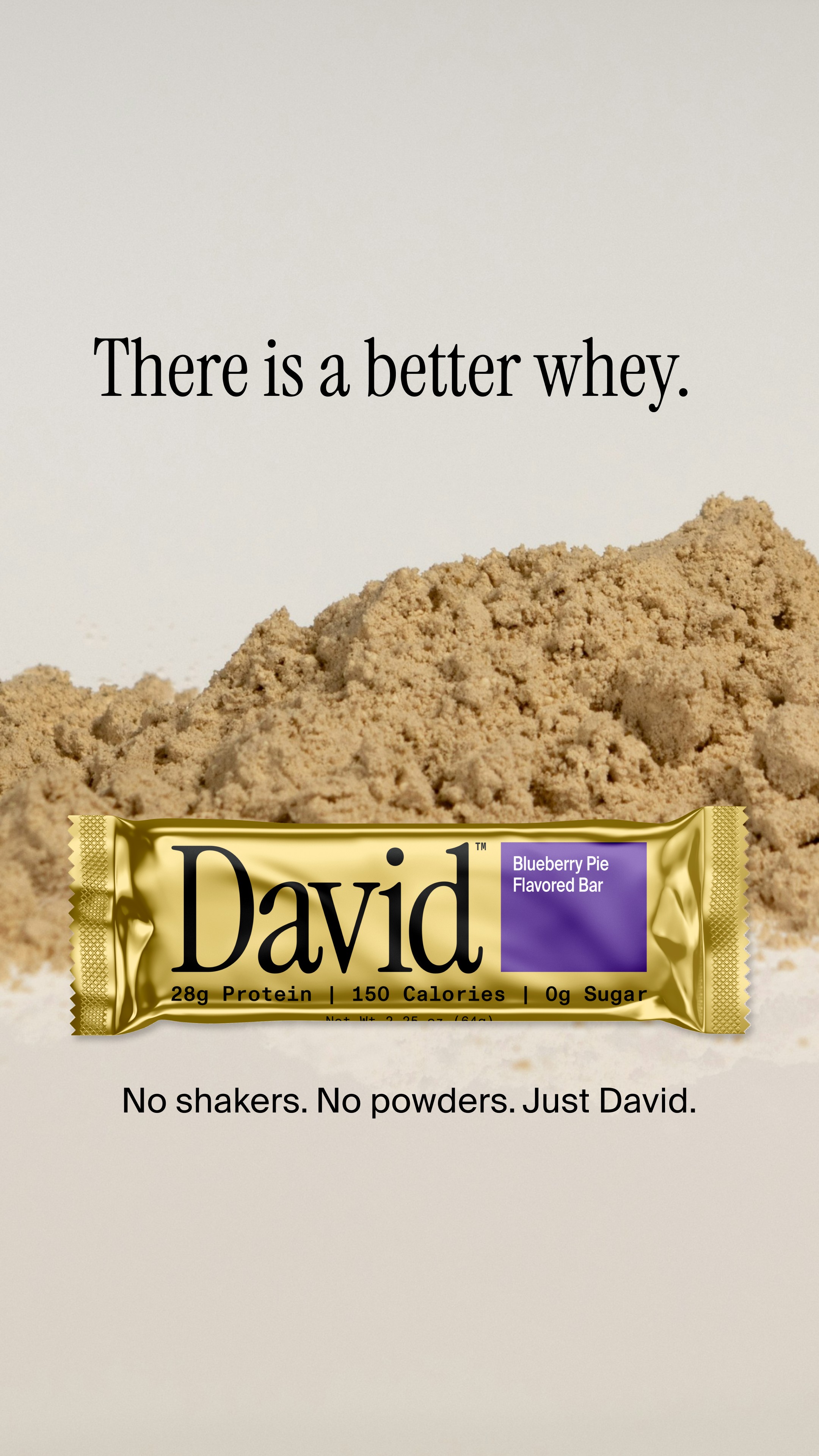 David Protein Facebook ad