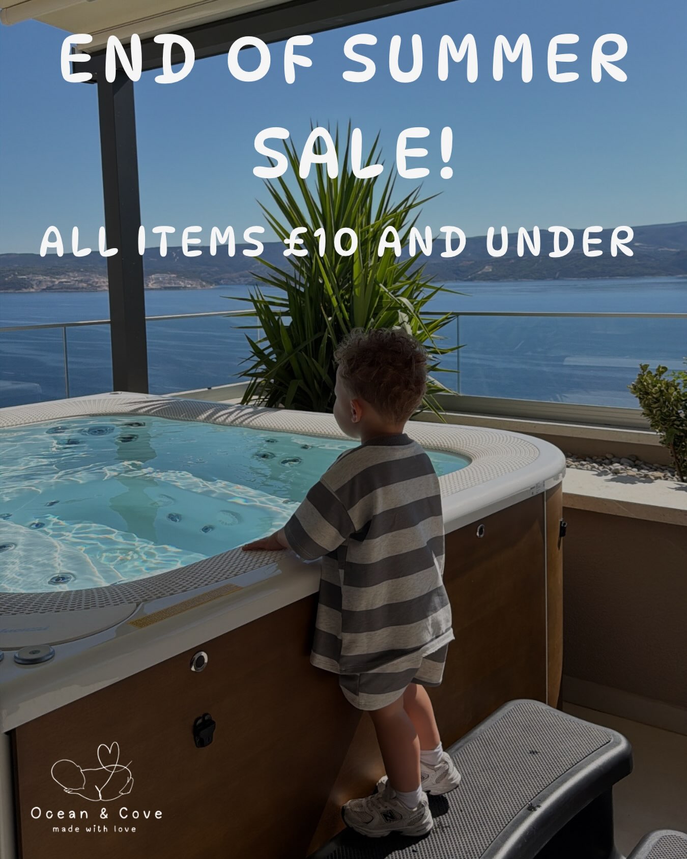 Ocean & Cove Facebook ad: Shop all sale