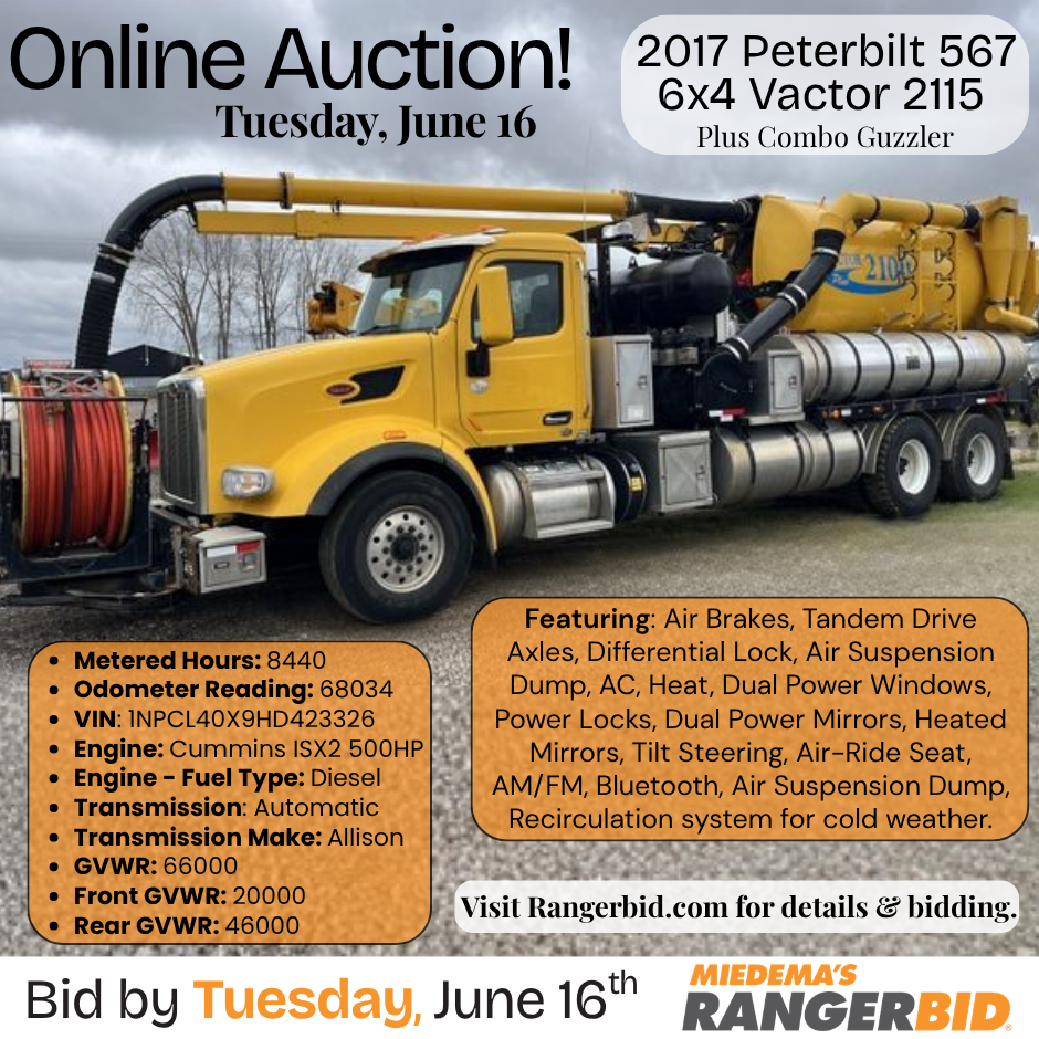 Rangerbid.com Facebook ad: RangerBid.com - Lot 30-4722 - 2017 Peterbilt 567 6x4…