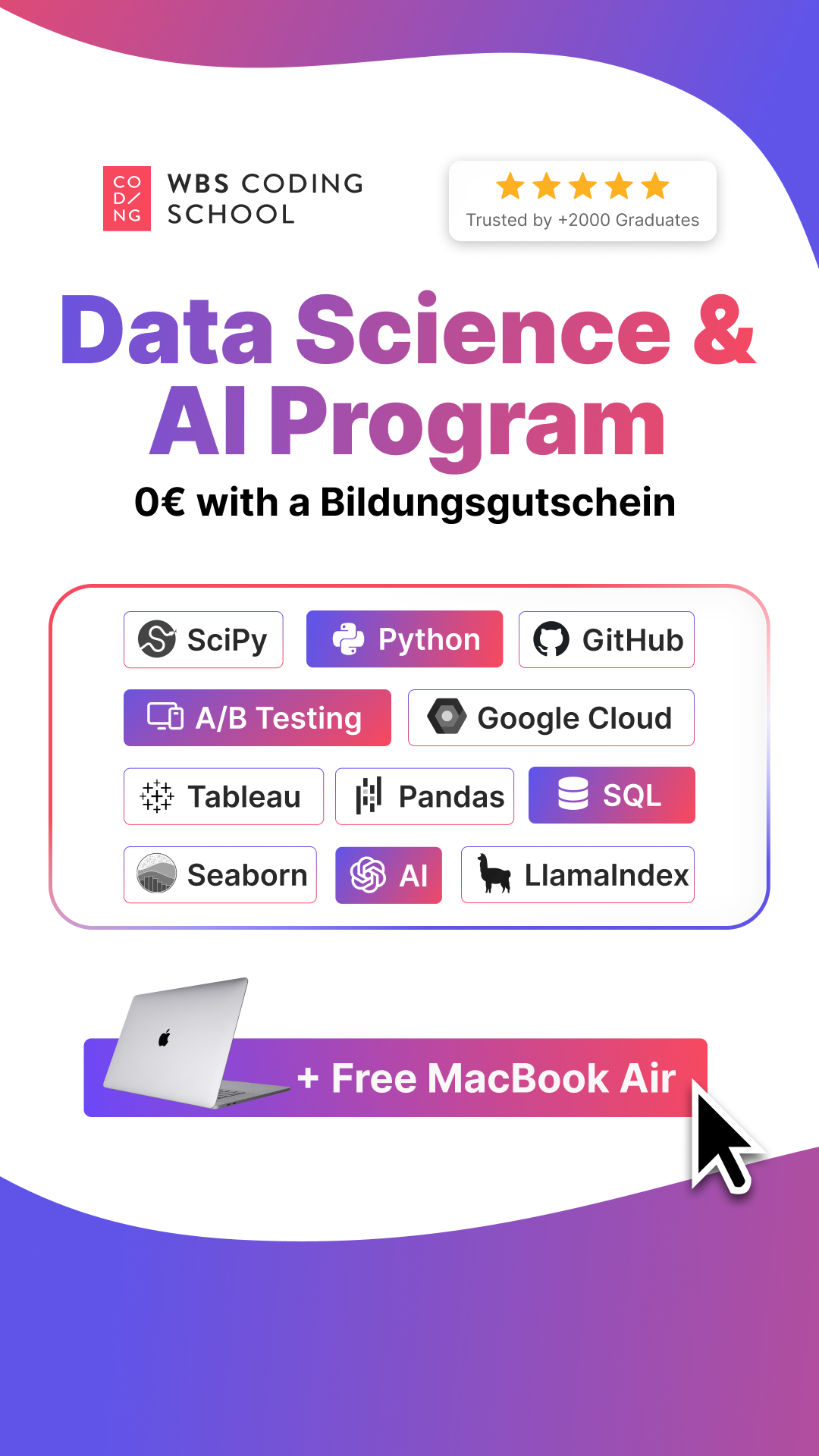 WBS CODING SCHOOL Facebook ad