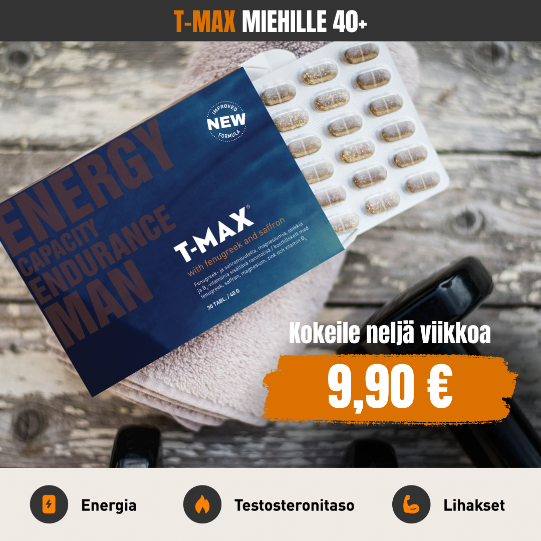T-Max Facebook ad: Ensimmäinen kuukausi T-Maxia vain 9,90 €