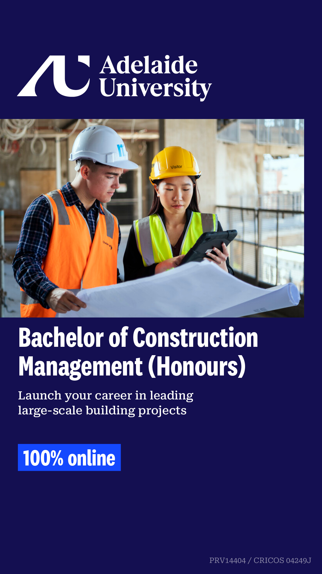 Adelaide University Facebook ad