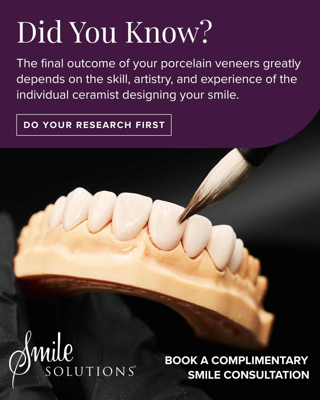 Smile Solutions- Melbourne's Home of Dentistry Facebook ad