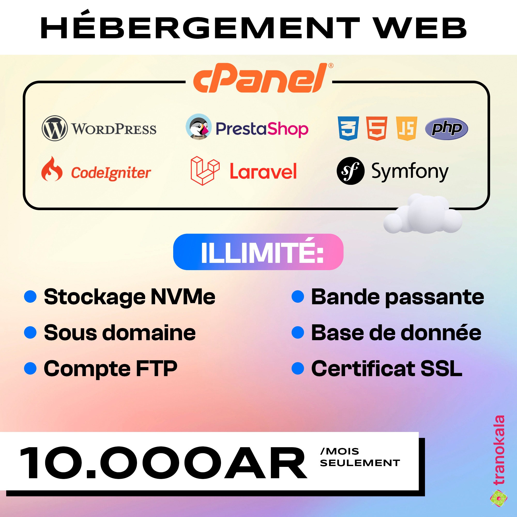 Tranokala Facebook ad: Tranokala | Server & Web Hosting, Marketing Digital, SEO