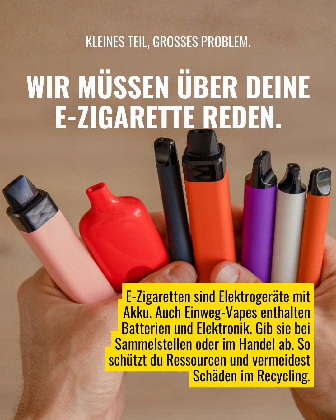 Mülltrennung wirkt Facebook ad: Okay, kurzer Reality-Check