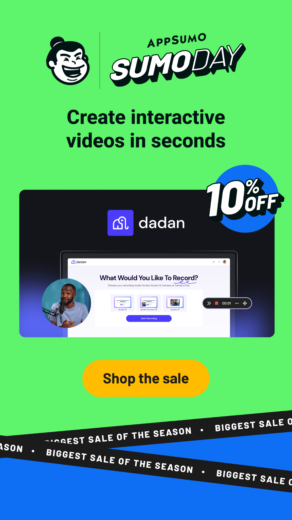 AppSumo Facebook ad