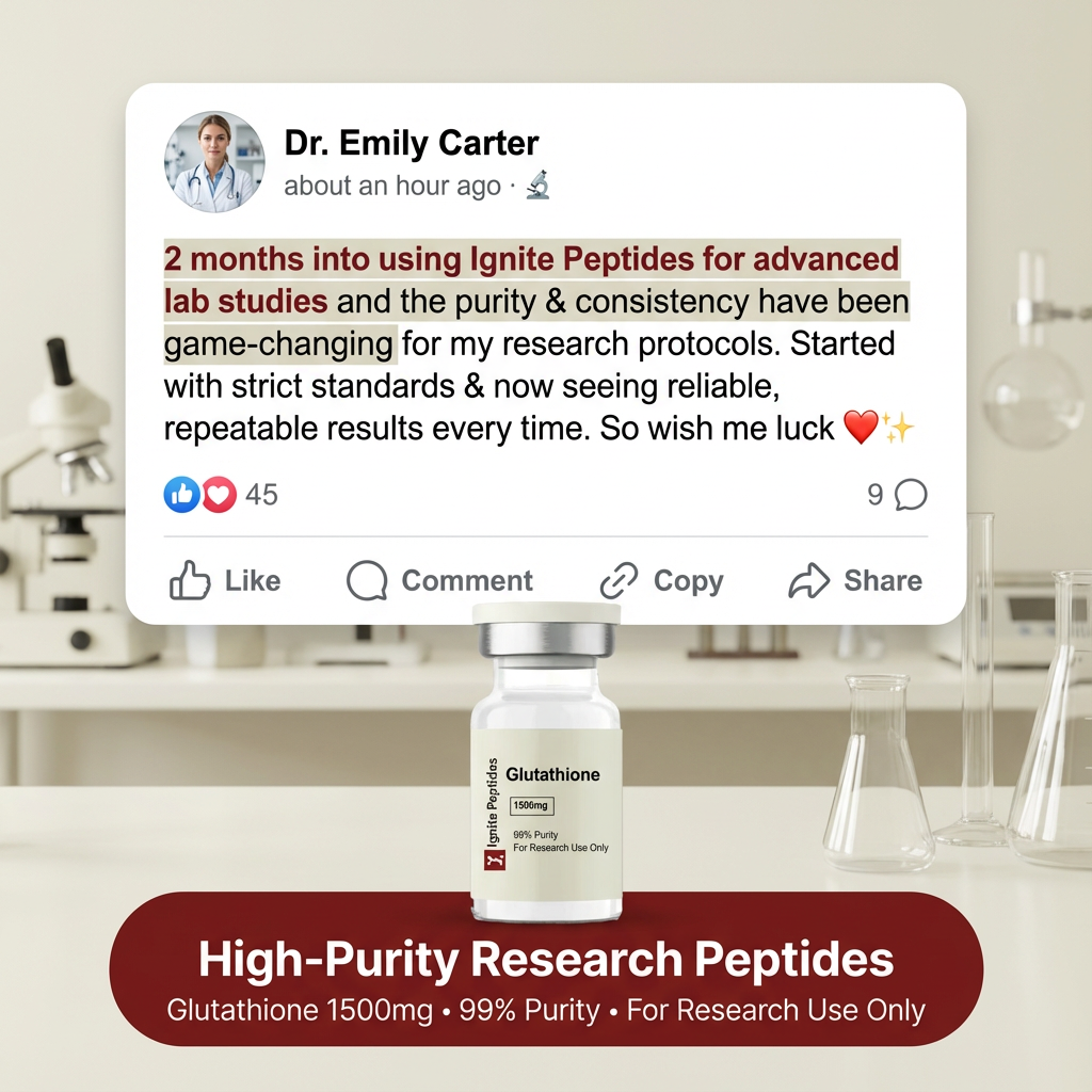 Ignite Peptides Facebook ad