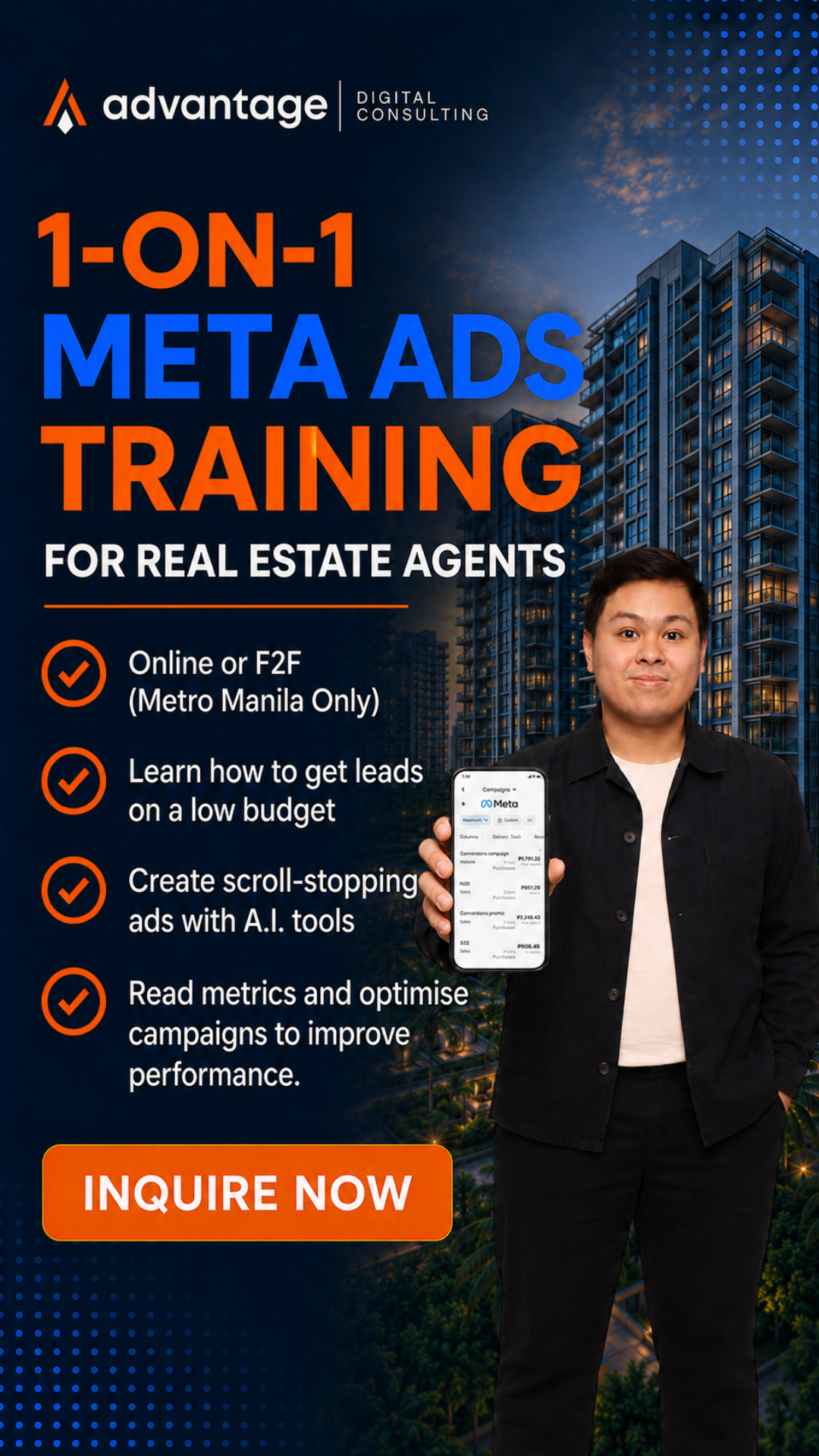 Ad Vantage Digital Consulting Philippines Facebook ad from Jun 23, 2026
