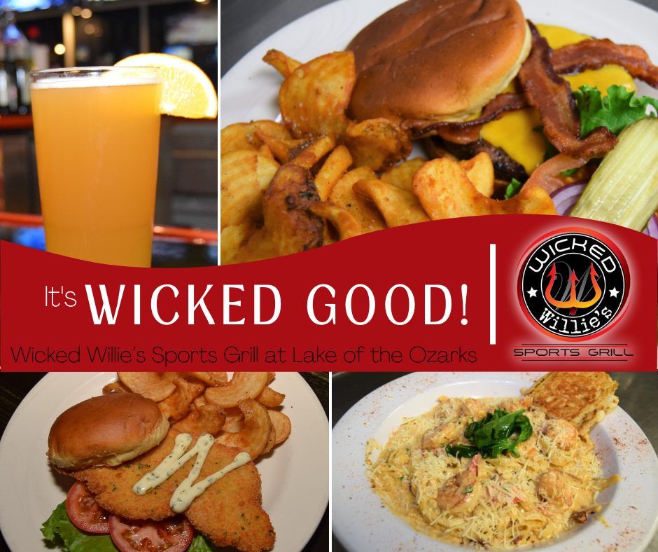 Wicked Willie's Sports Grill Facebook ad: Sports, Food & Family Fun