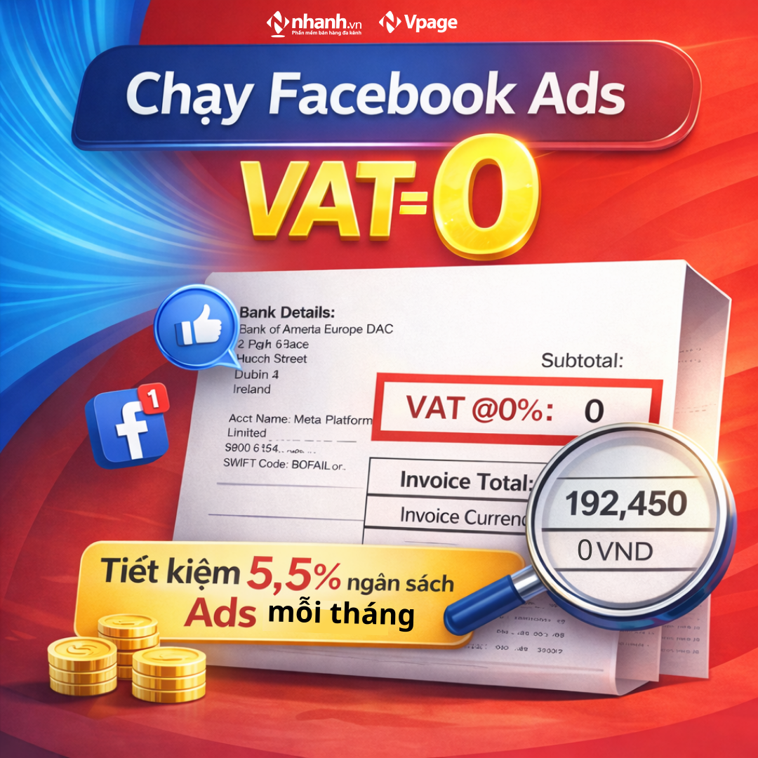 Nhanh.vn - Phần mềm quản lý bán hàng đa kênh Facebook ad