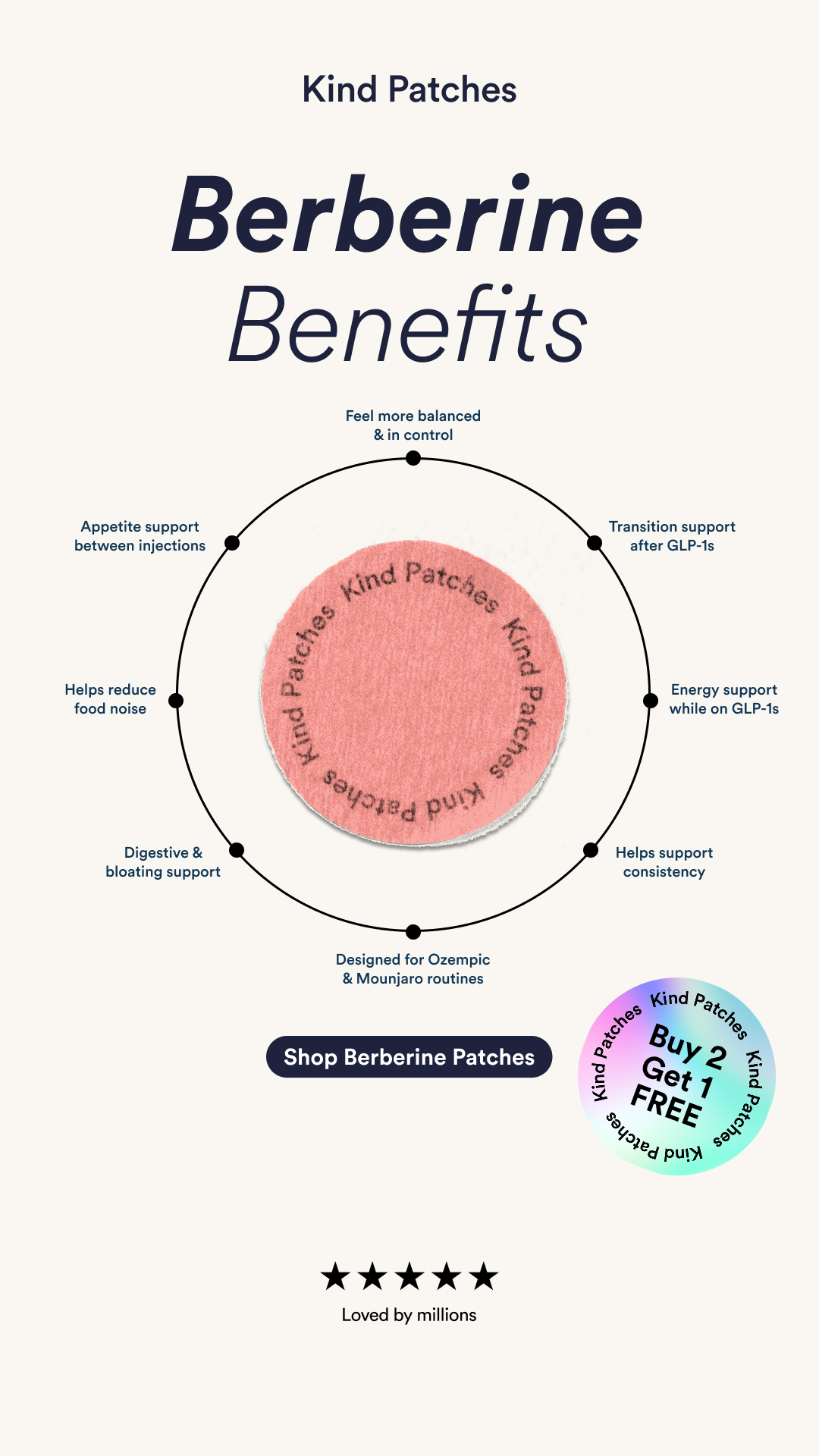 Kind Patches Facebook ad