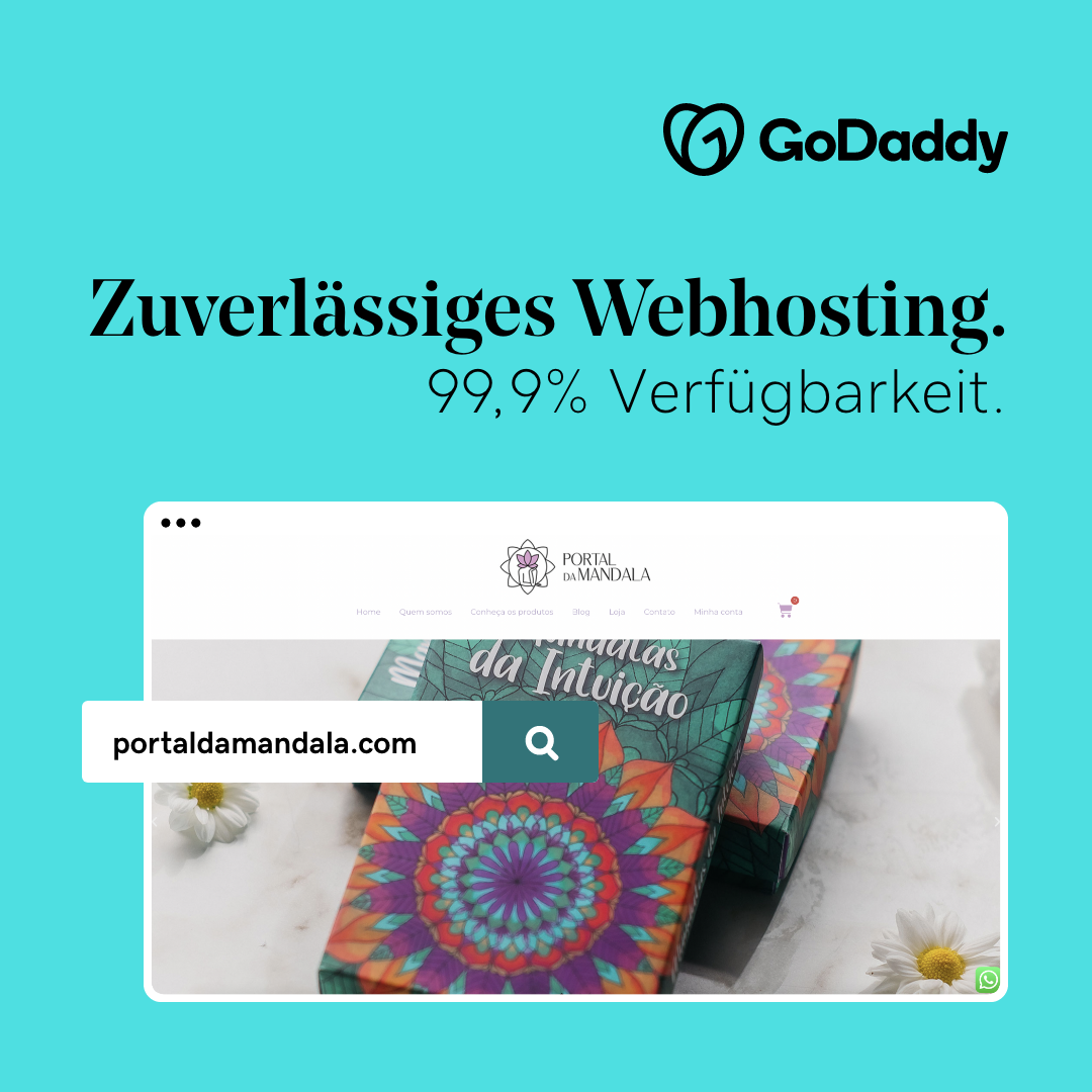 GoDaddy Deutschland Facebook ad