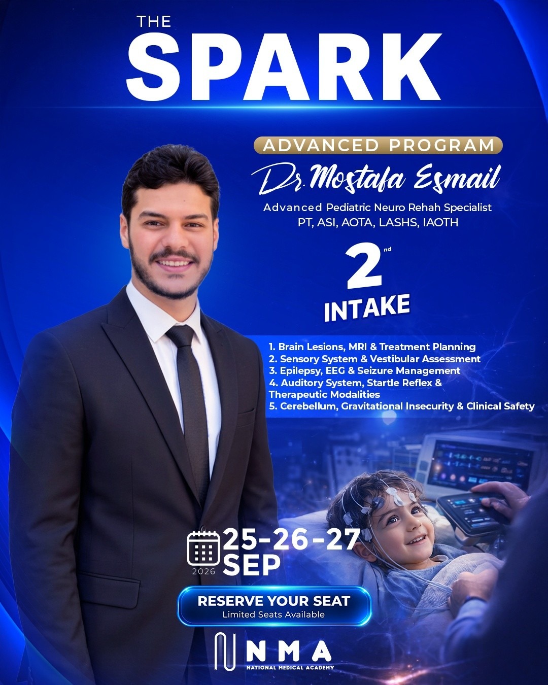 NMA Medical Academy Facebook ad: اتعلم ازاي تستخدم الـ MRI, الـ EEG وال…