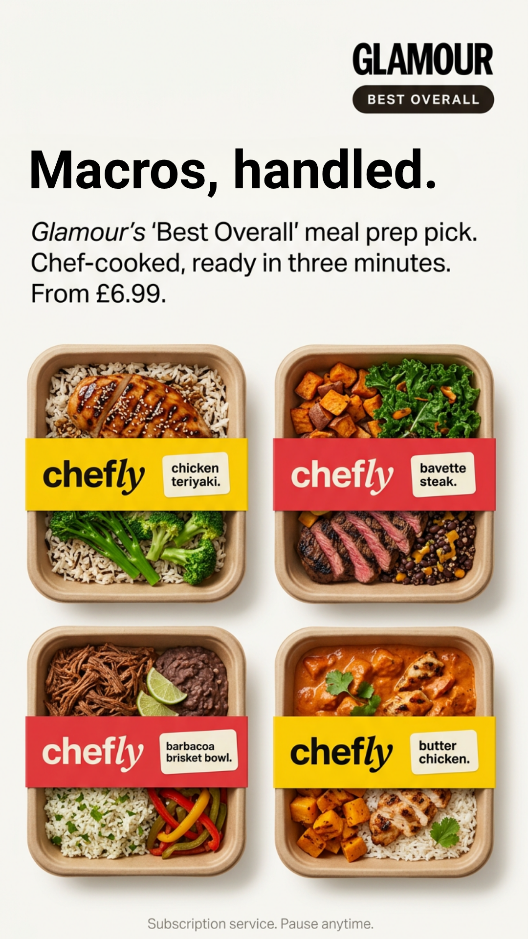 Chefly Facebook ad